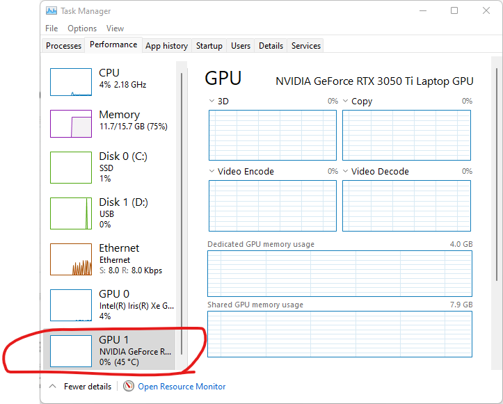 Support for GPU
